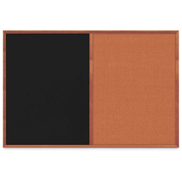 Slim Style Indoor Enclosed Corkboard, 30